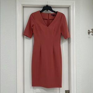 Antonio Melani salmon color career dress size 2